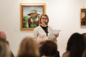 GLS Trebnje, odprtje razstave Hlebinska naiva 24102019, foto Alenka Strazisar Lamovsek (18)